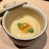 日本焼肉はせ川 表参道店 - 雲丹の茶碗蒸し