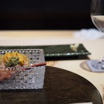 個室割烹 寿司北大路 - 毛ガニと雲丹