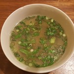 ビア ホイ チョップ - 炊き込みご飯のセットスープ