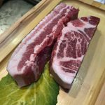 ヨプの王豚塩焼 熟成肉専門店 - 「熟成サムギョプサルセット」1,480円と「熟成肩ロースセット」1,580円