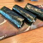 希凛 - 11   キュウリ新香巻き コースのシメです。