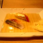 おたる政寿司 - さば（生、〆）