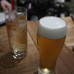 PACE - ジンジャエールとハイネケン