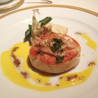 アピシウス - 真魚鰹のガレット。柑橘系のソースでいただきます(*￣∇￣)ノ