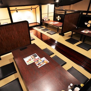 ●大宴会!设有最多可容纳24名顾客的日式坐席