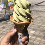 多久西パーキングエリア 下り - 嬉野抹茶ソフト 350円