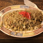 更科 - 半チャーハン？  充分な量