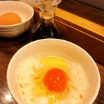 櫻井中華そば店 - 寿雀卵の卵かけご飯