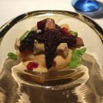 キメラ - イベリコ豚とアミガサ茸のパスタ