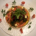 サーモンのマリネ。