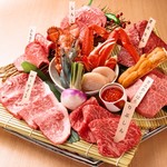 Ozaki beef & Seafood platter