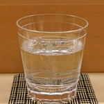 日本橋蛎殻町 すぎた - 古澤　本格焼酎　てづくり麦甕熟成　一杯目