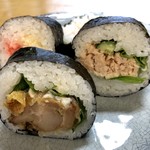 弁天屋 - 太巻き（から揚げ、シーチキン、明太マヨ）