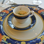 フレンチレストラン ミクニ サッポロ - 新玉葱のブルーテ