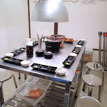 焼肉ヒロミヤ - 店内（１階奥）