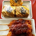 きしめんの店 石波志 - 味噌串カツセット