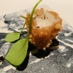 ALLIE - 真フグのフリット。