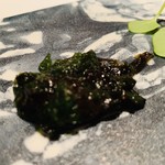 ALLIE - 生海苔で頂く。