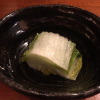 銀平 北新地店 - 白菜のお漬物