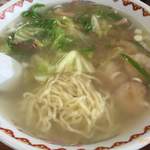 竜花 - エビそば700円