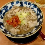 拉麺しるし - 限定肉そば880円