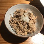 要の塩 - 〆 《大人の鶏そぼろ飯》