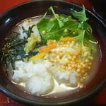 ８番らーめん - 茶づけライス。