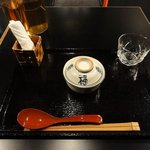 着席すると配膳されました