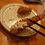 マゴコロ - タルタルソースたっぷりエビフライ（560円）