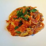 THE KAWABUN NAGOYA - 突き抜けるような桜海老の香ばしさが抜群、濃厚な魚介エキスがたまらないトマトソース