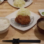 かつ信 - チキンカツ定食(750円）