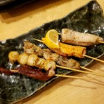 海鮮炭焼処とら太 - 海鮮串5種盛り