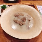 そばの実 一閑人 - 牛すじの蕎麦湯炊き900円