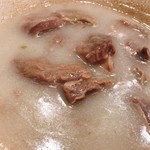 そばの実 一閑人 - 牛すじの蕎麦湯炊き