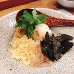 そばの実 一閑人 - 冷やおろしてそばの薬味