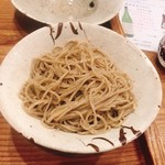 そばの実 一閑人 - 汁なし玄挽きそば550円