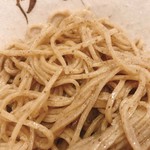 そばの実 一閑人 - 玄挽きアップ 星たくさん