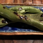 Oyaji - 空豆の炭火焼