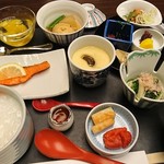 浅草ビューホテル - 一日目は和定食にしました。