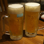 水魚 - 生ビール