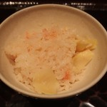 森本 - 筍ご飯に明太子✨