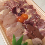 活地鶏専門 かしわの川中 - 雄は歯ごたえ､雌はやわらか