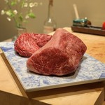 西麻布けんしろう - 神戸牛ランプとサガリ