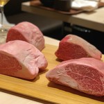 西麻布けんしろう - 4種類のシャトーブリアン