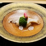 あま木 - グジの道明寺蒸し