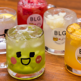 果肉たっぷりフルーツサワー♪