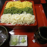 麻布永坂 更科本店 - 三色そば