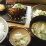 Toridorisouhonke - 鶏ハンバーグランチ。880円くらい