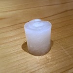 鮨 尚充 - 千枚漬け・・お写真を上手に撮れなくて。ｍ(__)m「蝋燭」ではありません。