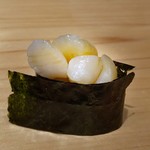 鮨 尚充 - 小柱・・食感も良く美味しい